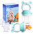 Baby Fruit Food Feeder Pacifier - Fresh Food Feeder, Infant Fruit Teething Teether Toy for 3-24 Months, 6 Pcs Silicone Pouches for Toddlers & Kids & B