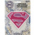 Application DC Comics Originals Supergirl Pink Logo Glitter Patch