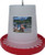 Farm Tuff 064025 Plastic Hanging Poultry Feeder, 17-Pound, Red