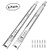 6 Pairs of 12 Inch Hardware 3-Section Full Extension Ball Bearing Side Mount Drawer Slides,100 LB Capacity Drawer Slide