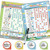 Bahavior Chart for Kid at Home, Chore Chart for Kid, Reward Chart for Kids Behavior. 11 x 14.5" - 2 Pack Blue/Green