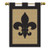 Magnolia 01813 Burlap Fleur De Lis Garden Flag, 13" x 18"
