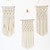 Fashionstorm 3 Pack Macrame Wall Hanging Tapestry Boho Macrame Tapestry Woven Home Decor Wall Pediment
