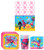 Trolls Birthday Party Supplies Bundle Kit Including Plates, Cups, Napkins and Table cover - 8 Guests