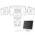 Solar Security Lights Outdoor, FURANDE 1500LM Super Bright LED Motion Sensor Light with 3 Adjustable Heads, 6000K IP65 Waterproof Solar Powered Flood