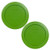 Pyrex Green 2 Cup Round Storage Cover #7200-PC for Glass Bowls - 2 Pack