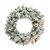 Puleo International Flocked Spruce Wreath Artificial Christmas Tree, Green