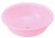 Inomata Japanese Plastic Basin Tub Leaf Series Pink