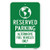 Reserved Parking Alternative Fuel Vehicles Only | 12" X 18" Heavy-Gauge Aluminum Rust Proof Parking Sign | Protect Your Business & Municipality | Made