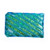 ZIPIT Metallic Big Pencil Case/Cosmetic Makeup Bag, Blue-Green