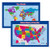 World & United States Wall/Desk Maps for Kids (Two Maps, 26" x 17  Laminated)