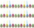 Juvale Foam Easter Eggs, Vintage Style for Hanging Decor and DIY Crafts (3 in, 36-Pack)