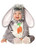InCharacter Wee Wabbit Baby Infant Costume - Infant Medium, Gray, 12/18 Months