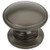 10 Pack - Cosmas 4702GPH Graphite Cabinet Hardware Round Knob - 1-1/4" Diameter - Wide Base