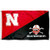 College Flags & Banners Co. Nebraska Cornhuskers Blackshirts Logo Flag