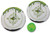 Diggin Slimeball Splatch Catch Game Set. 2 Paddle Catchers & Toss Ball