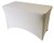Banquet Tables Pro Ivory 4 Foot 30x48 Rectangular Fitted Stretch Spandex Tablecover