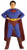 DC Comics Deluxe Muscle Chest Superman Child's Costume, Medium