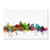 Boston Massachusetts Skyline by Michael Tompsett, 16x24-Inch Canvas Wall Art