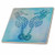 3dRose ct_79382_2 Aqua Seahorses- Beach Theme Vintage Art-Ceramic Tile, 6-Inch