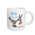 3dRose mug_115643_2 Kick Prostate Cancer in The Ass Awareness Ribbon Cause Design Ceramic Mug, 15-Ounce