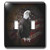 3D Rose lsp_11602_2 Bald Eagle with American Flag Wall plates