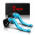 MZS Short Brake Clutch Levers Compatible with Yamaha YZF R1 2004-2008| YZF R6 2005-2016 Blue