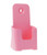 Source One Deluxe Acrylic 4 Inch Wide TriFold Brochure Holder Counter Top or Wall Mount Use (1 Pack, Pink)