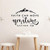 Faith Can Move Mountains Wall Decal Bible Verse Quote Matthew 17:20 Wall Sticker Scripture Wall Decor