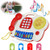 JoinJoy Baby Toys, Toddler Learning Music Drum Piano Toy, Development Musical Toy, with Music and Lighting Up, Learning Toys Infant Baby