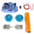 YAMIX WORKER Modified Flywheel Update Kits for nerf n-Strike Elite stryfe/rapidstrike CS-18/Infinus (Diamond Pattern) - Blue