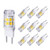 Mini G8 LED Bulb 3W Equivalent to GE Microwave/Puck Lights Halogen Lamp Bulb 20W Replacement, T4 JCD Type Bi-Pin G8 Base, AC 110V-120V Daylight White