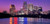 USA Texas Austin View of an urban skyline at night Poster Print (12 x 6)