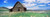 Posterazzi Old barn in a field Colorado USA Poster Print, (18 x 7)