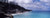 Posterazzi Clouds over the sea Bermuda Poster Print, (18 x 7)