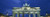 Posterazzi PPI62985S High Section View Brandenburg Gate Berlin Germany Poster Print, 18 x 7