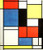 Tableau II 1921-25 Poster Print by Piet Mondrian (18 x 24)