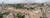 Posterazzi Poster Print Collection View of Buildings in an Old City Jerusalem Israel Panoramic Images, (18 x 7), Multicolored