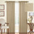 Eclipse Samara Blackout Energy-Efficient Thermal Curtain Panel, 42" x 54", Ivory