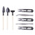 Adv-one Garden Bonsai Set, 8 Pcs Mini Gardening Hand Tools Set Include Pruner,Fold Scissors,Mini Rake,Bud & Leaf Trimmer