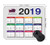 2019 Calendar Mouse Pad Computer Mouse Pad Game Mouse Pad Rectangular Non-Slip Rubber Mouse Pad (240mm x 200mm x 3mm)