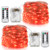 Xingpold 2 Set Fairy String Lights Battery Operated Waterproof 8 Modes Twinkling 100 LED String Lights 33FT Copper Wire Firefly Lights Remote Control