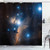 Ambesonne Outer Space Shower Curtain, Nebula Gas Clouds in The Outer Space Image Celestial Mystery Dust Cosmos, Cloth Fabric Bathroom Decor Set with H