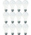 GE Halogen Light Bulbs, A19 Light Bulbs, 72-Watt, 1270 Lumen, Medium Base, Soft White, 12-Pack, General Purpose White Light Bulbs, Replacement for 100
