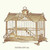 Buyenlarge 0-587-05037-3-G1827 'Ornate Brown Bird Cage F' Giclee Fine Art Print, 18" x 27"