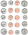Carson Dellosa Money, U.S. Coins Shape Stickers (5261)