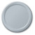 Creative Converting Touch of Color 24 Count Paper Banquet Plates, Shimmering Silver