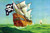 Buyenlarge Pirate Ship - 16" X 24" Fine Art Giclee Print