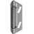 Ideal Security SK1 Spring-Loaded Strike for Fixed Storm Door Latches, Silver