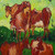 Buyenlarge Les Vaches by Van Gogh - 8" X 12" Fine Art Giclee Print